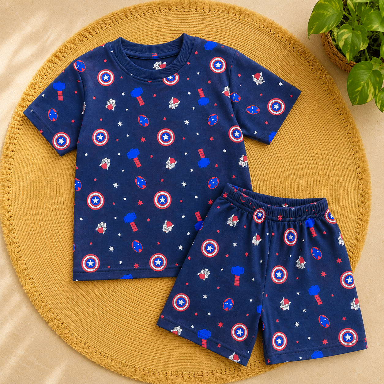 Kids Oversized Pure cotton coord set