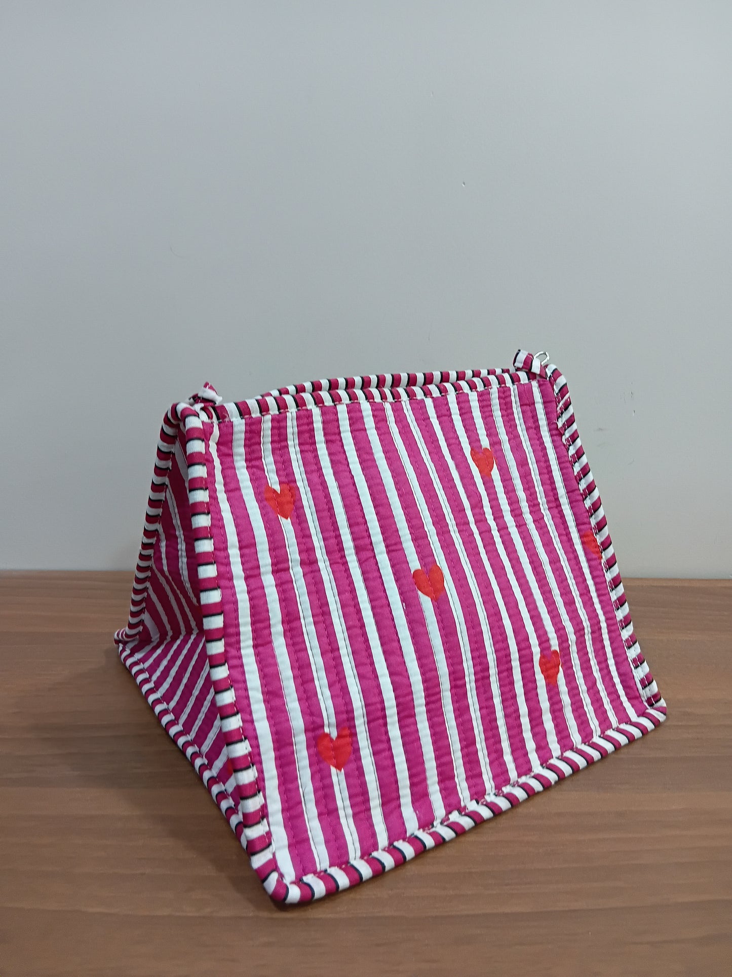 Triangle shaped pouch