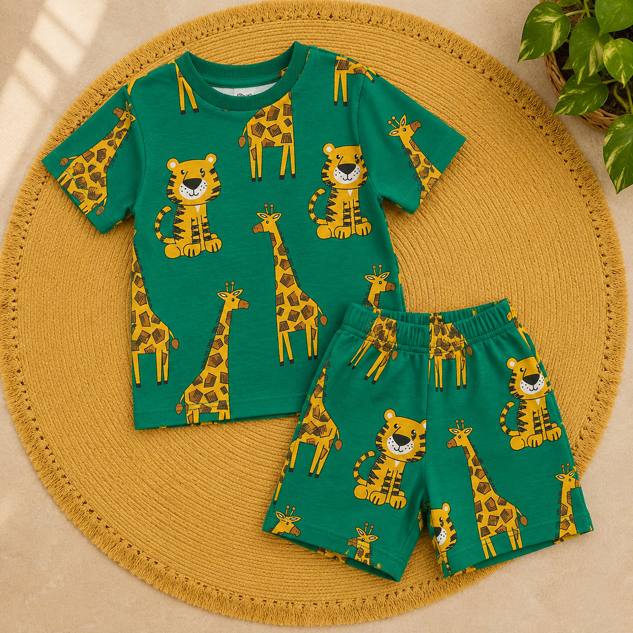 Kids Oversized Pure cotton coord set