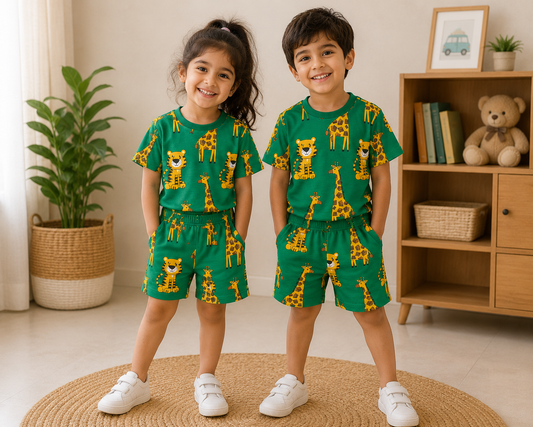 Kids Oversized Pure cotton coord set