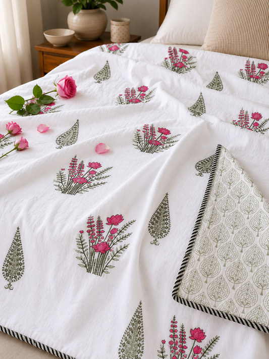 Cotton Mulmul Dohar - Single (60x90in)