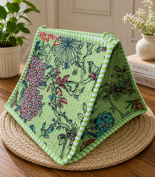 Triangle shaped pouch