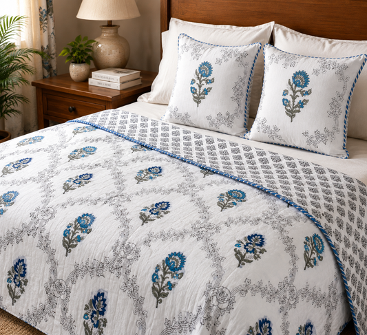 Cotton Mulmul Dohar - Single (60x90in)