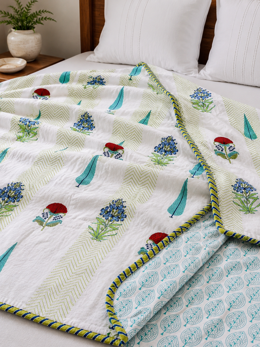 Cotton Mulmul Dohar - Single (60x90in)
