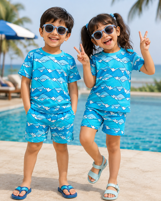 Kids Oversized Pure cotton coord set