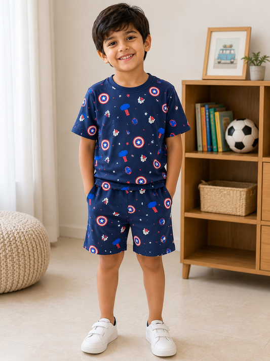 Kids Oversized Pure cotton coord set